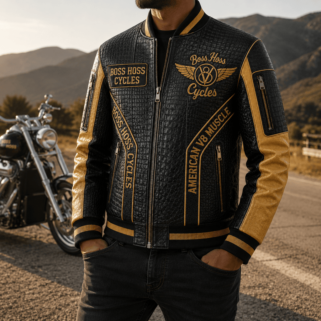 Premium MAI Leather Zipper Jacket TNSM